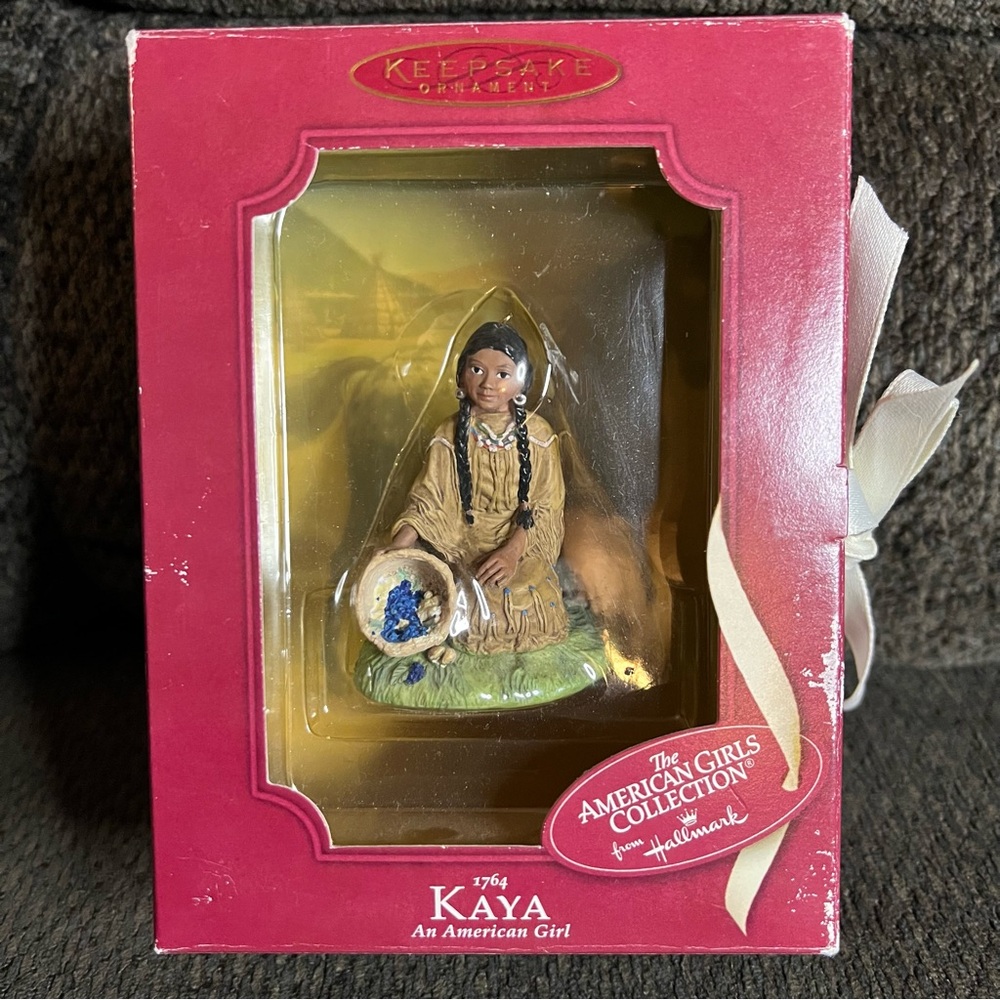 Vintage Kaya American Girl 2002 Hallmark Keepsake Ornament